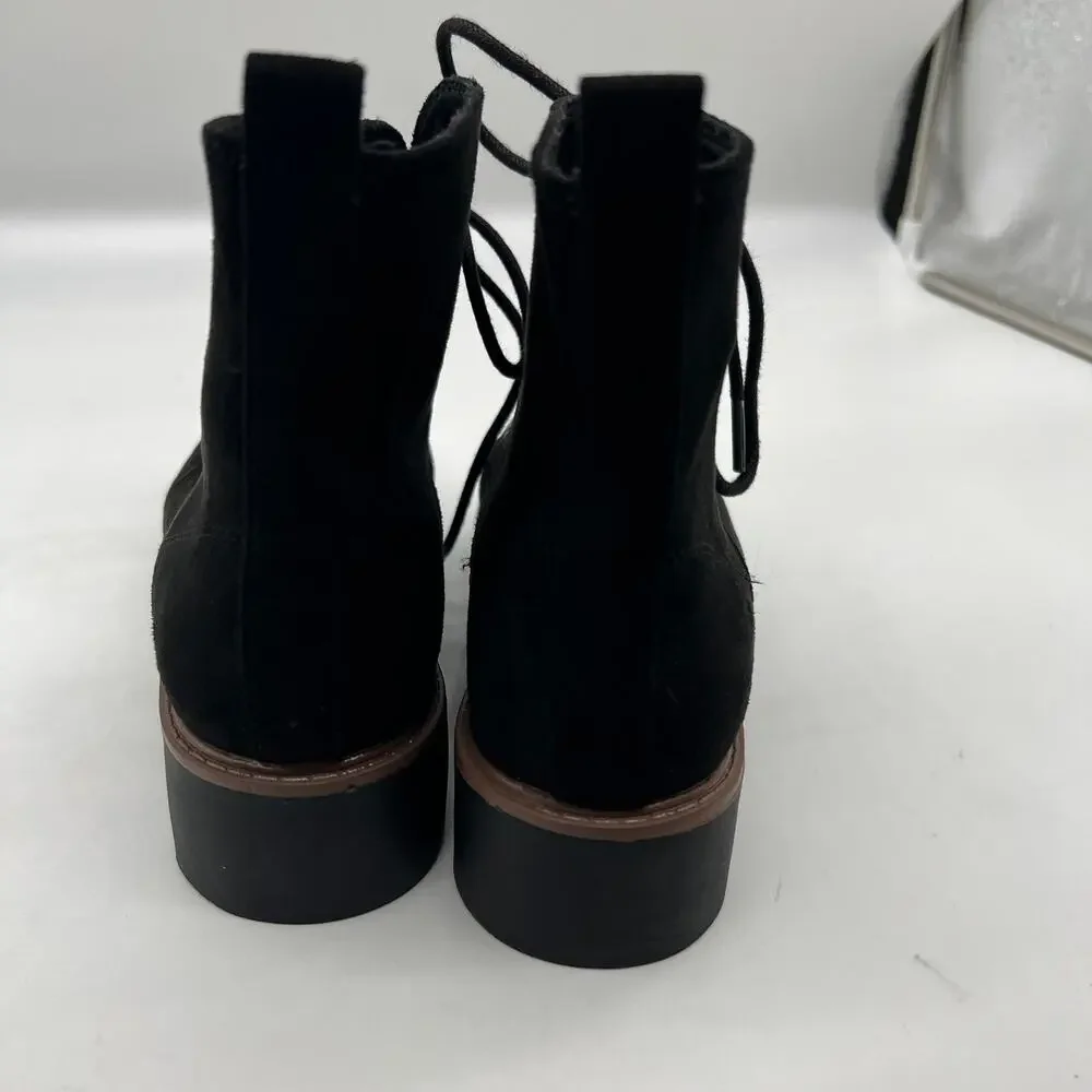 Cliffs by White Mountain Lace Up Boots Black Size 5.5